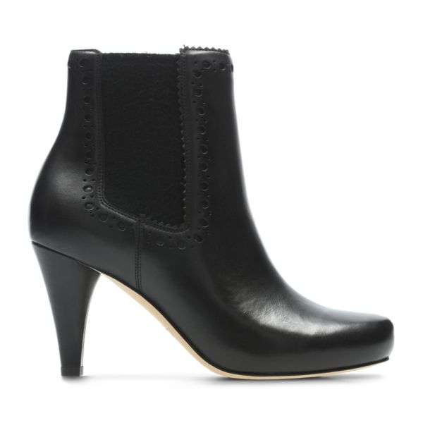 Clarks Womens Dalia Bella Ankle Boots Black | UK-3892107